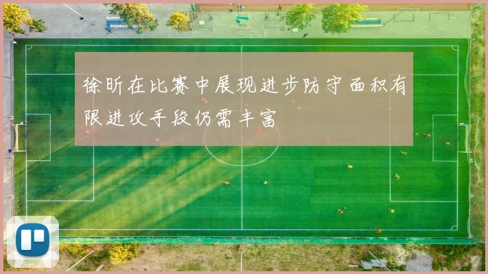 徐昕在比赛中展现进步防守面积有限进攻手段仍需丰富