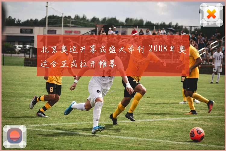 北京奥运开幕式盛大举行 2008年奥运会正式拉开帷幕